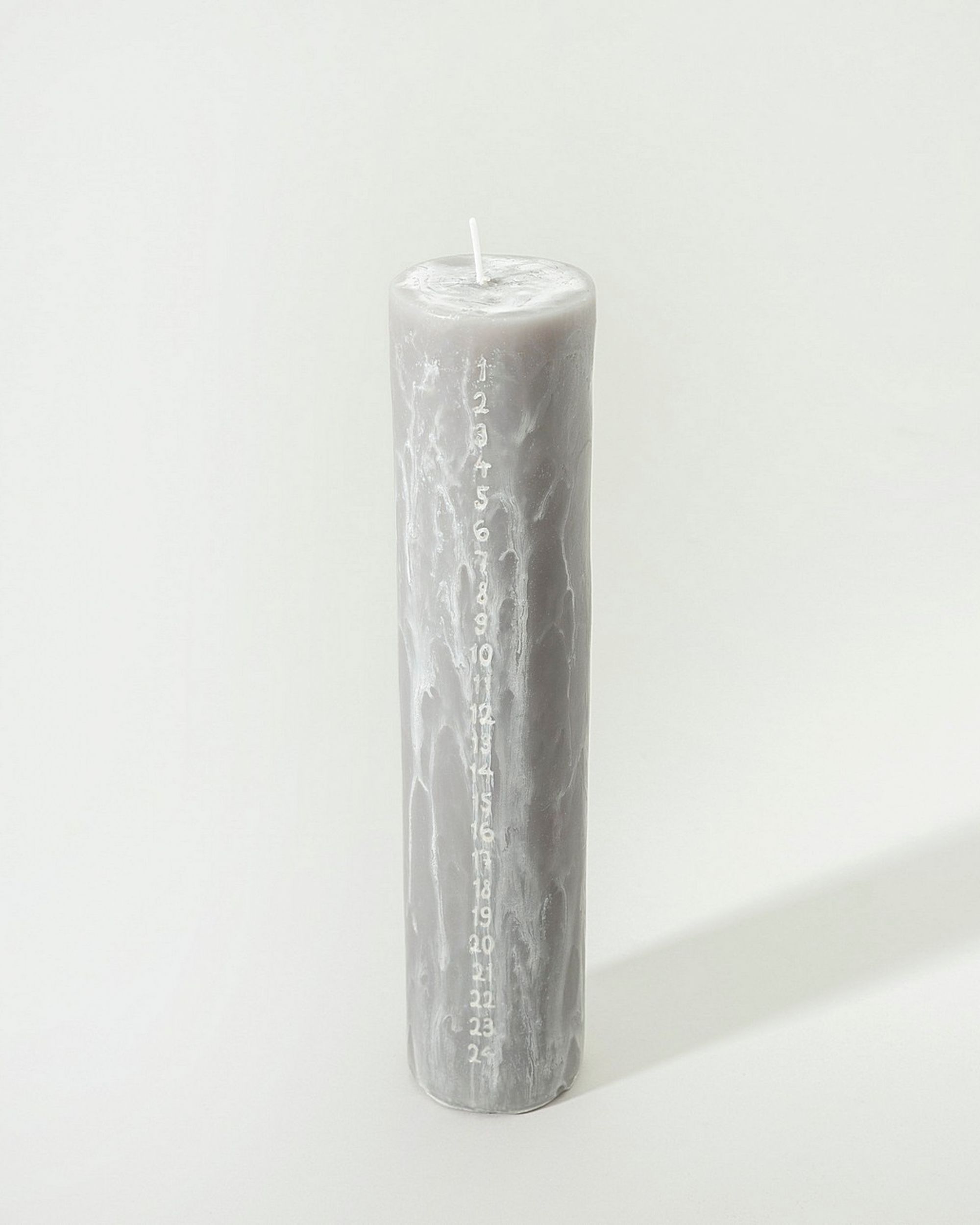 Lumânare gri de Advent 25 cm
