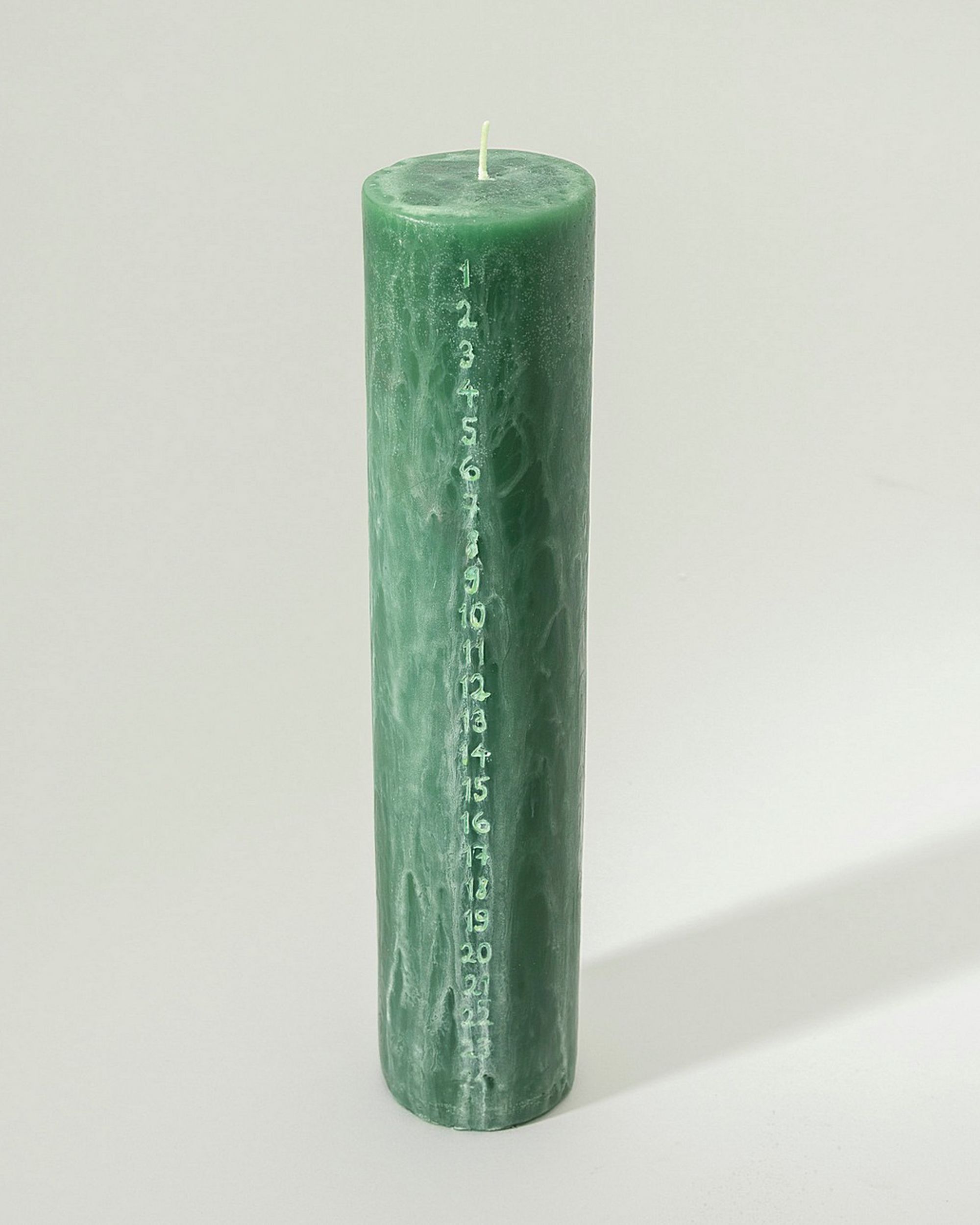 Lumânare verde de Advent 25 cm
