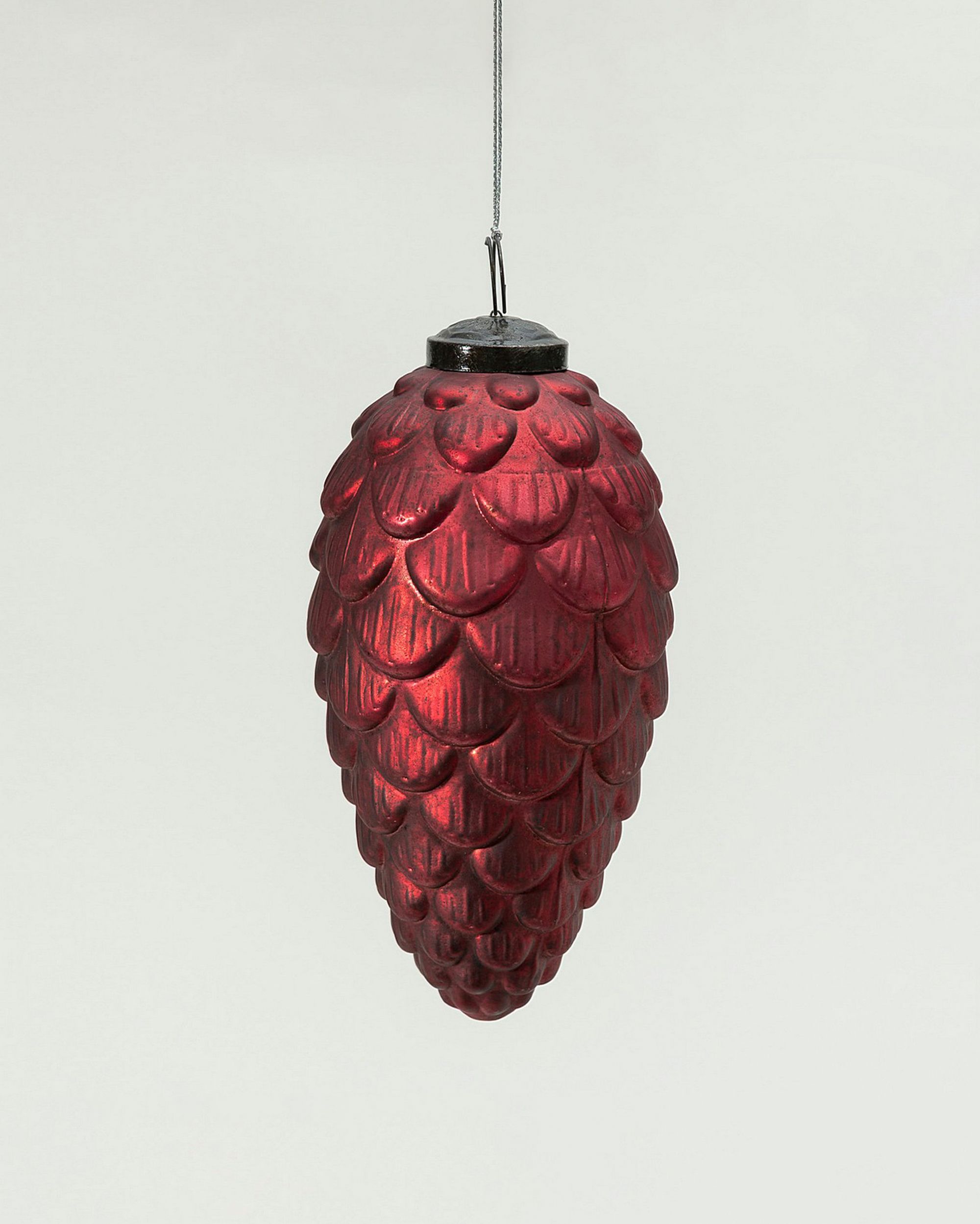 Glob de sticlă  Pine Red 8x8x15 cm