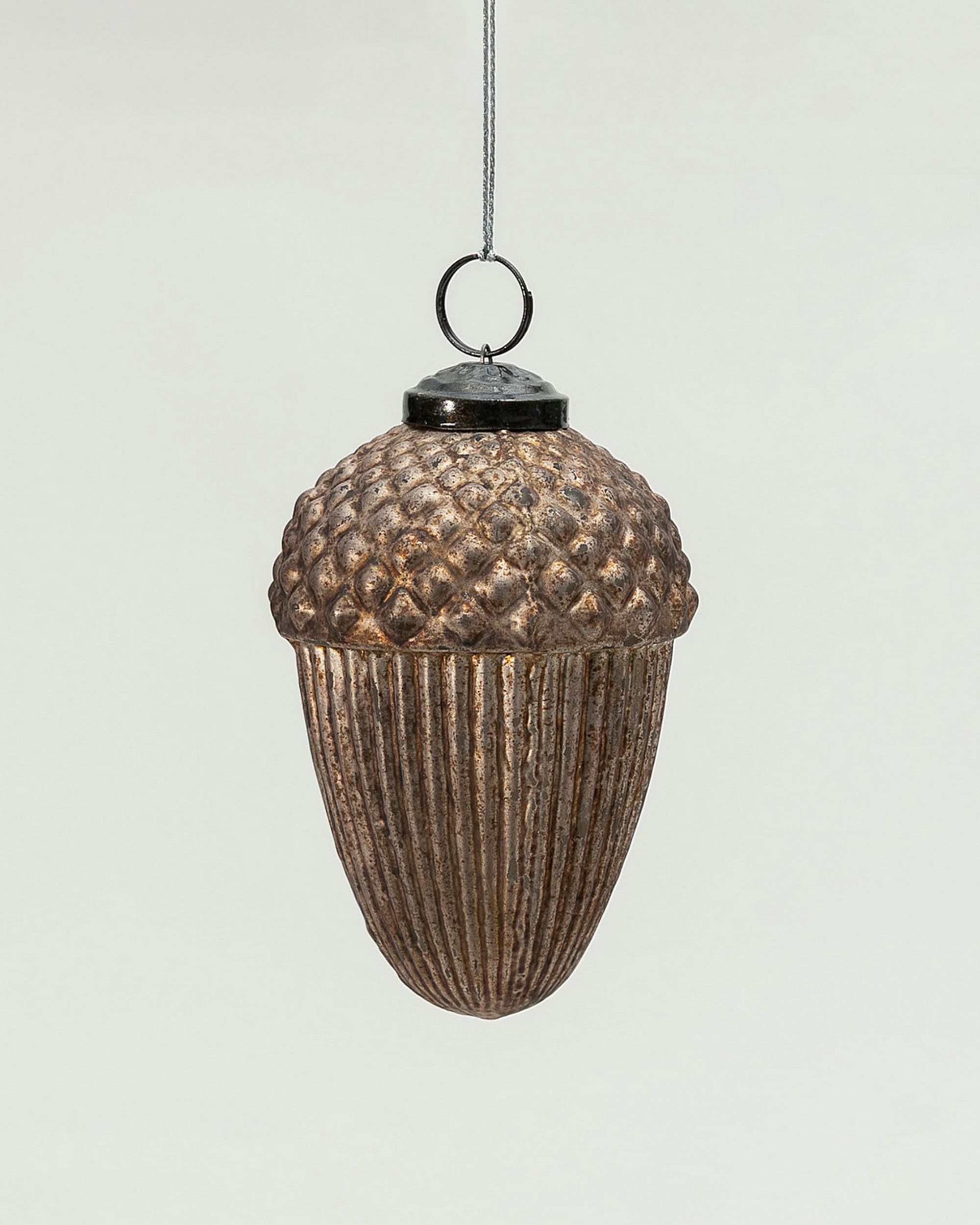 Glob de sticlă  Acorn Gold 7x7x10 cm