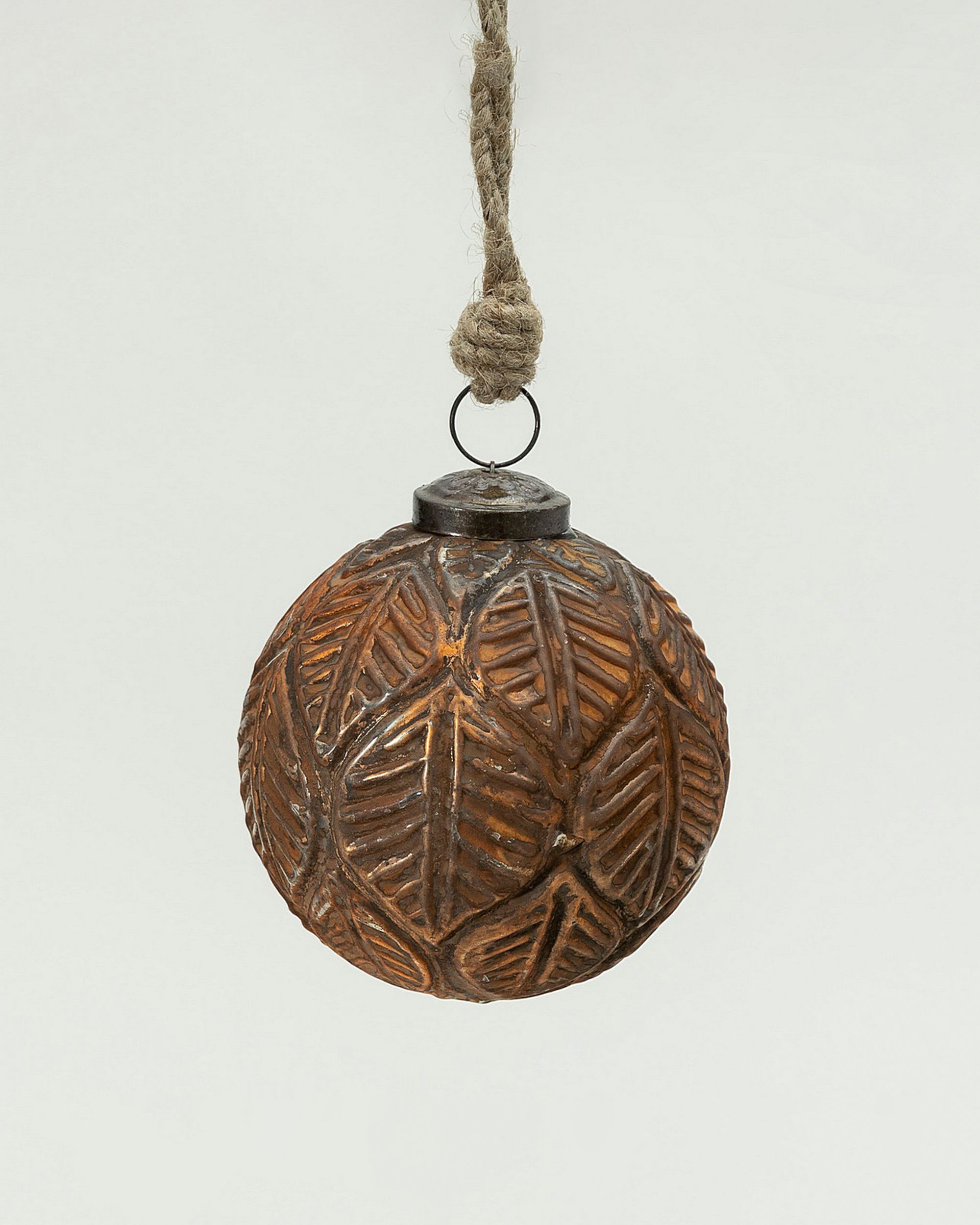 Glob de sticlă Rustic Leaf I 10 cm