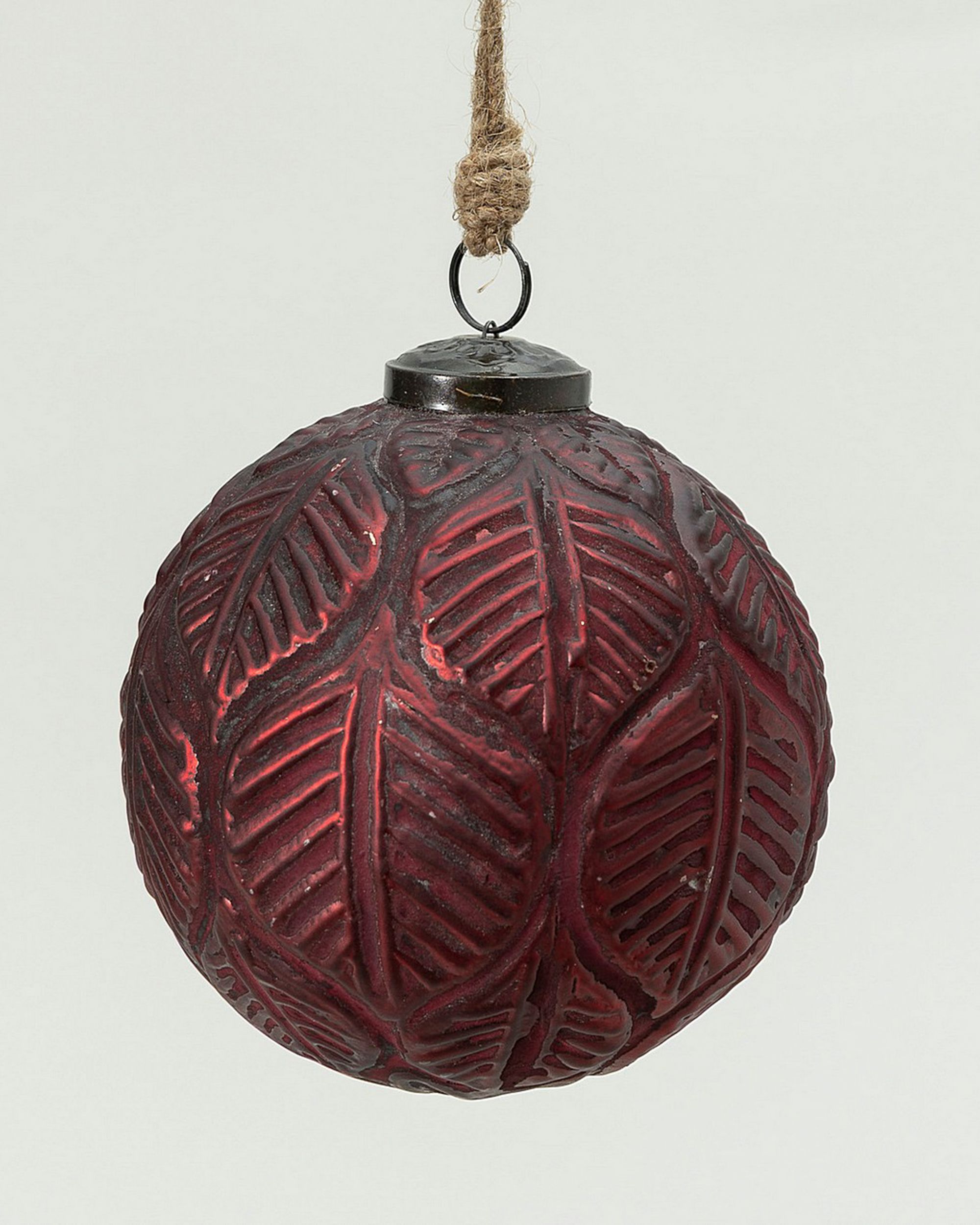 Glob de sticlă Rustic Leaf II 12 cm
