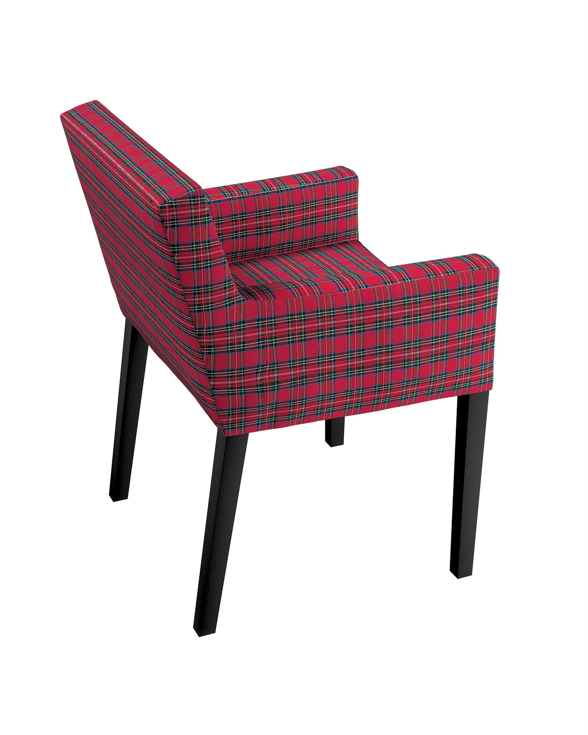 Husa scaun Ikea Nils culoare roșu Țesătură cu model (hover)