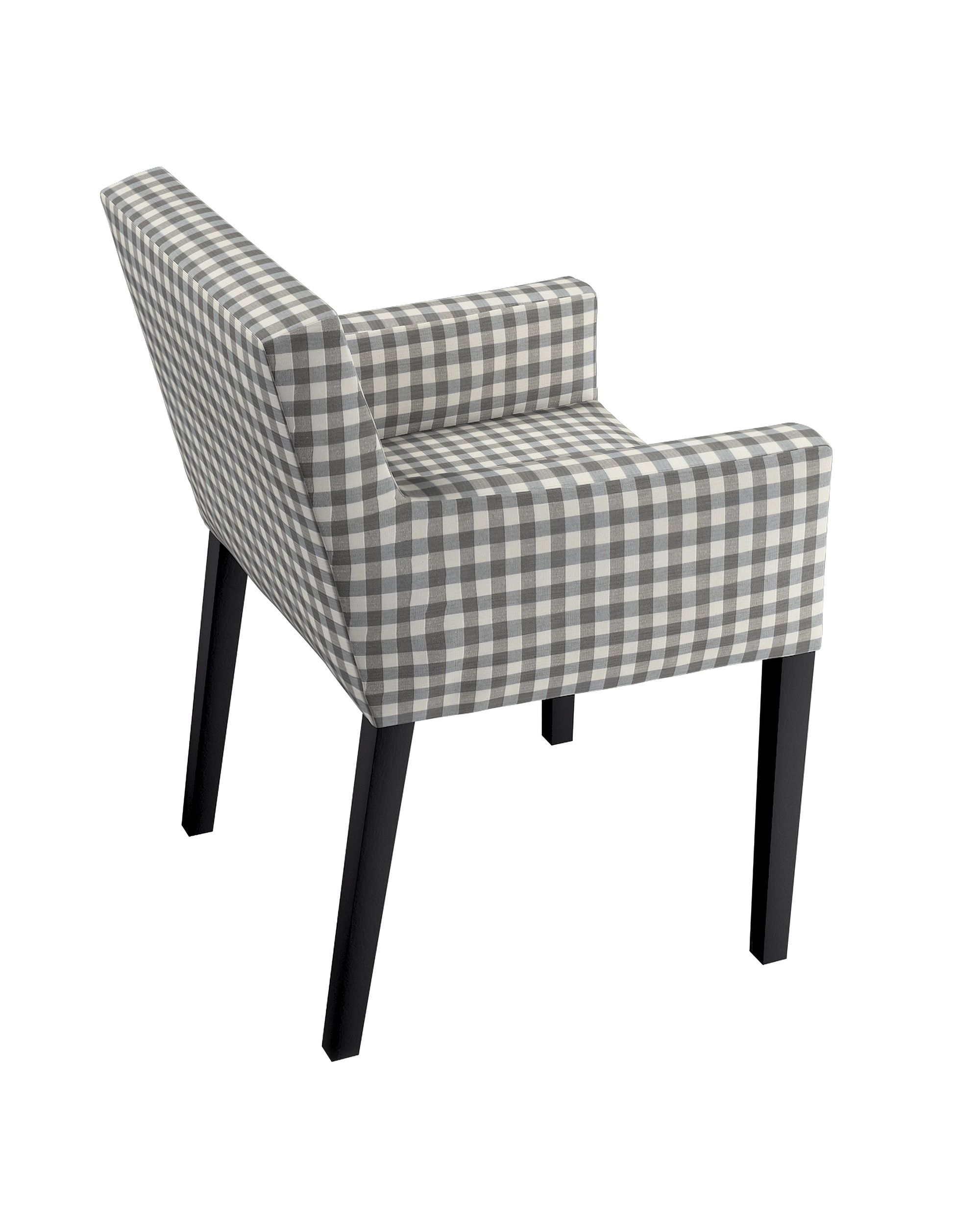 Husa scaun Ikea Nils culoare gri Țesătură cu model (hover)