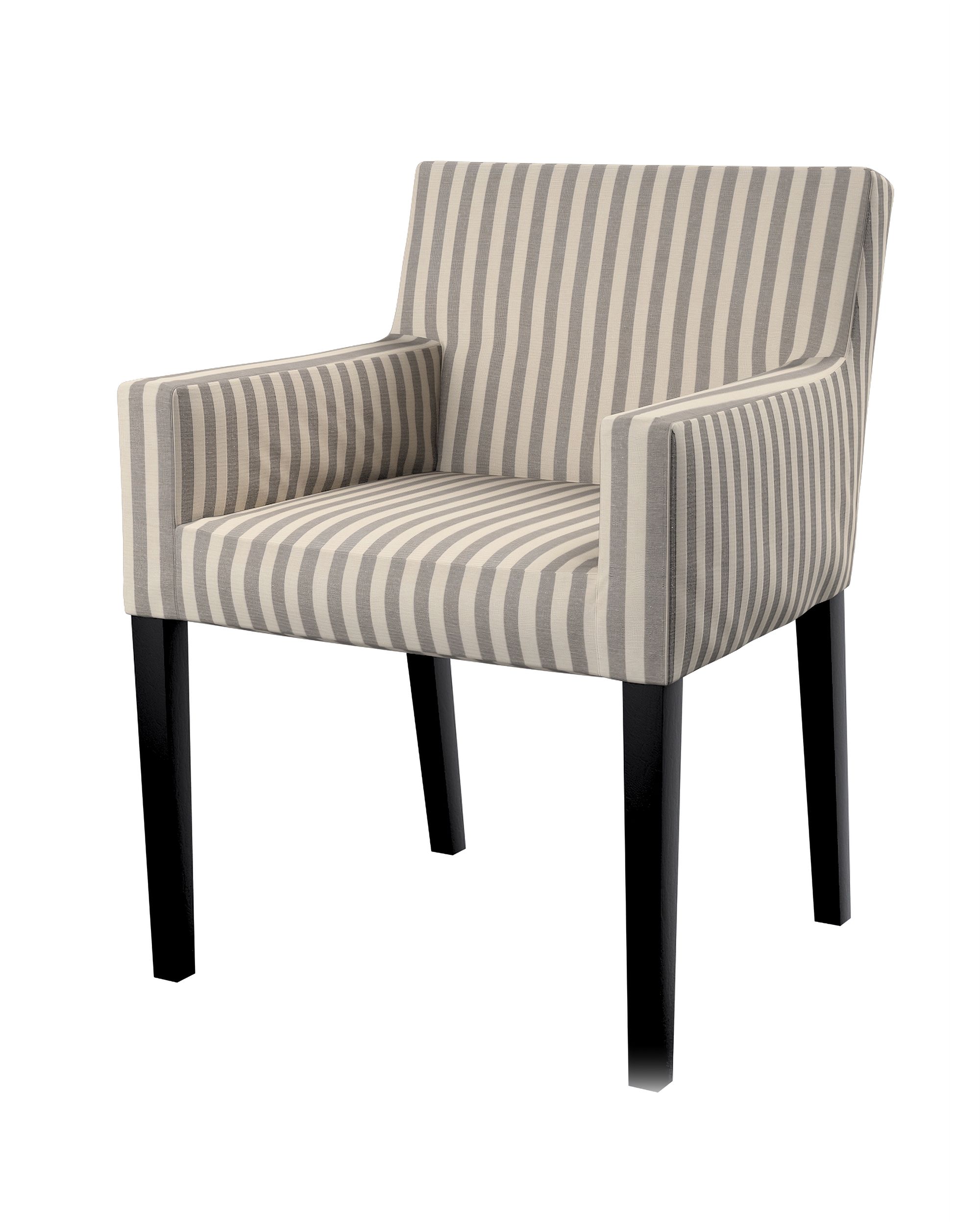 Husa scaun Ikea Nils culoare gri Țesătură cu model
