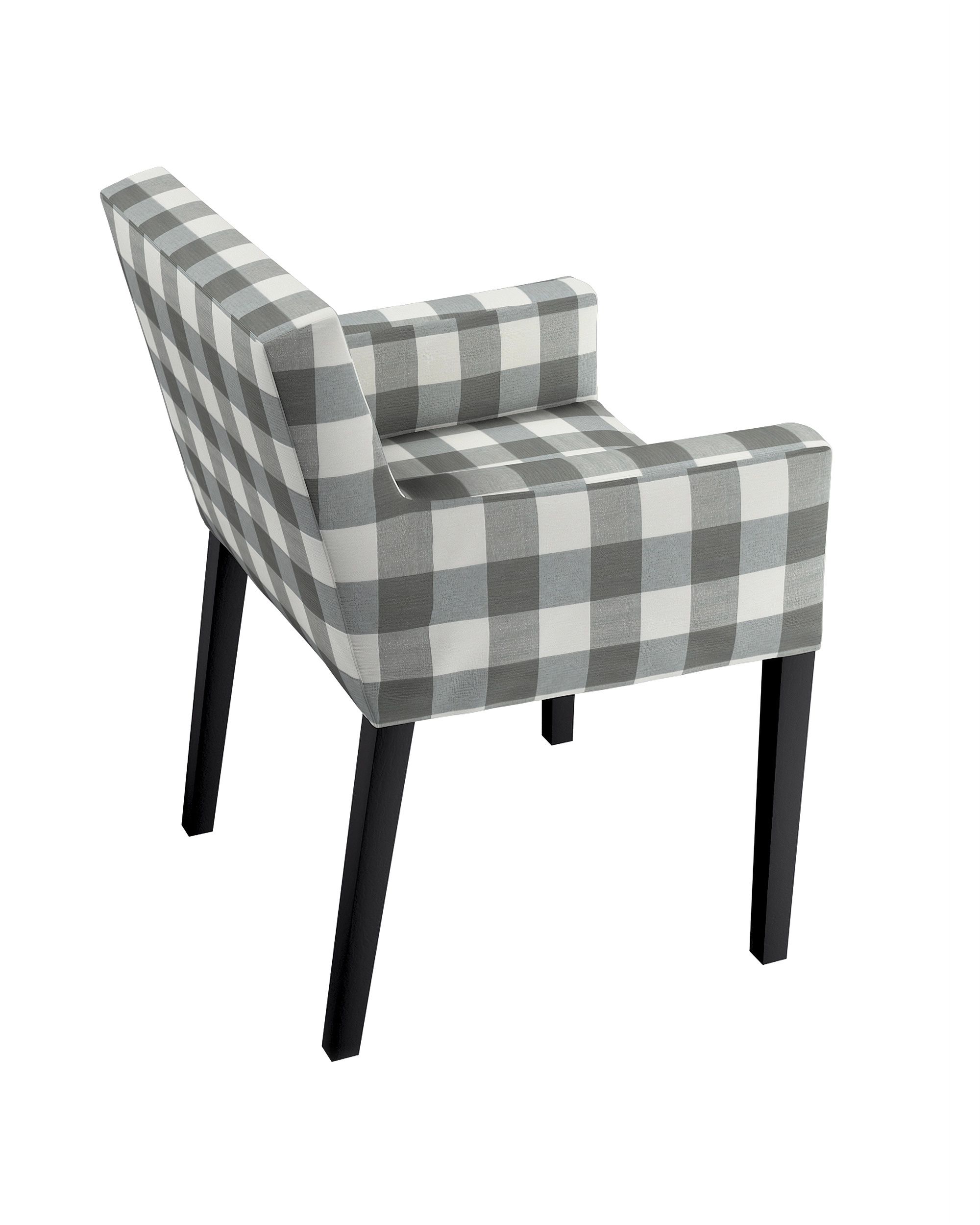 Husa scaun Ikea Nils culoare gri Țesătură cu model (hover)