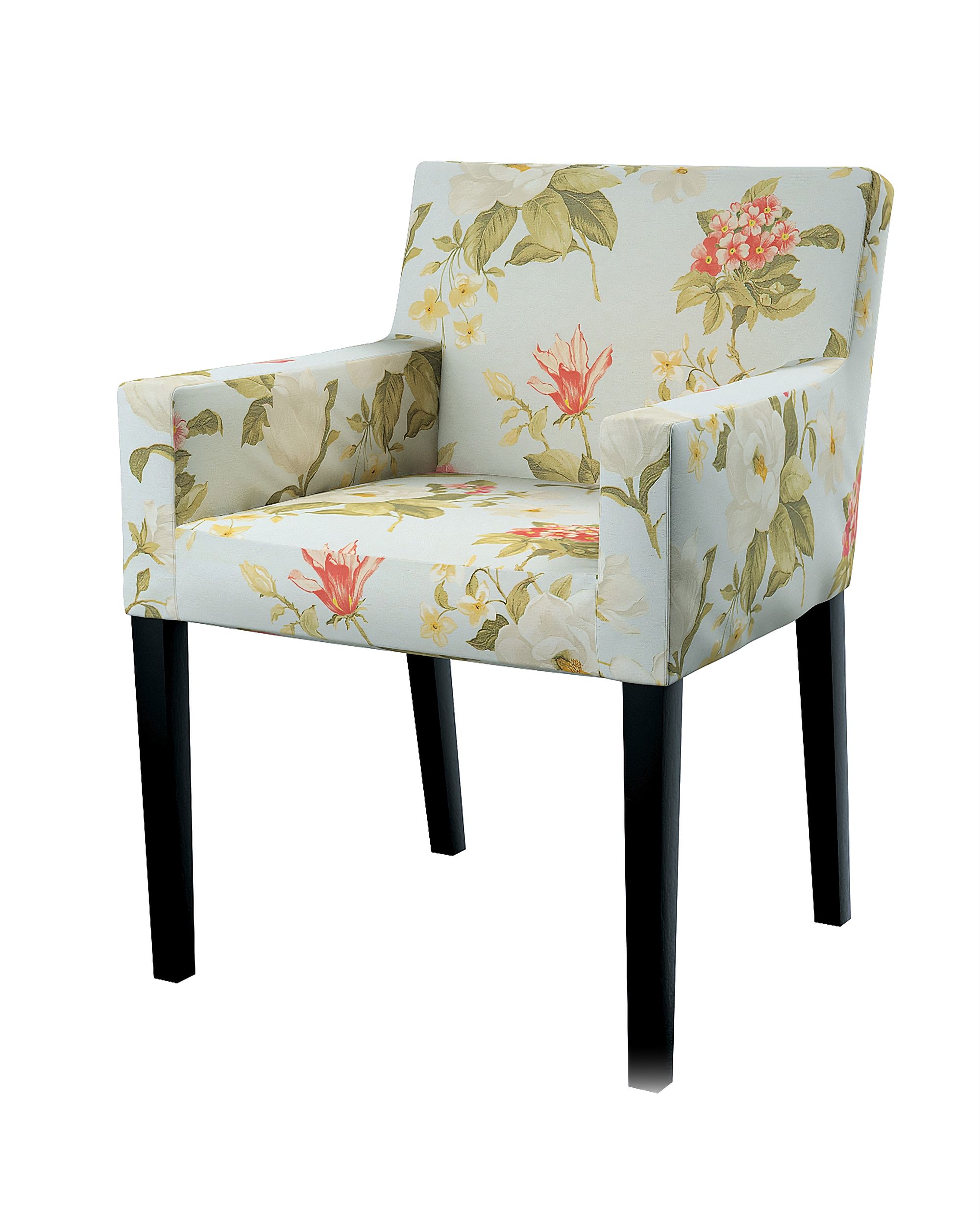 Husa scaun Ikea Nils culoare multicolor Țesătură cu model