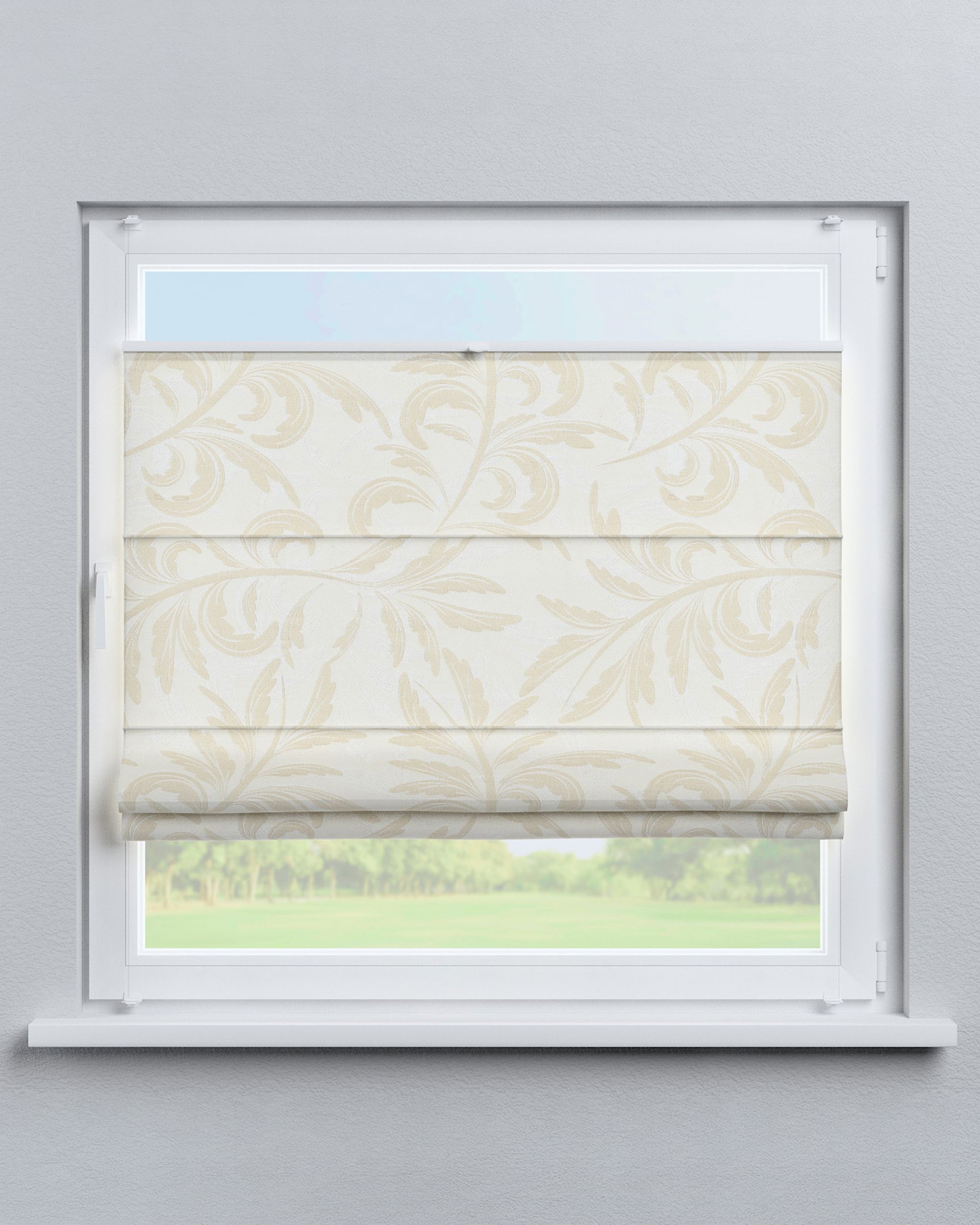 Stor roman Sicily culoare gri Țesătură gloss, împletitură, cu model (hover)