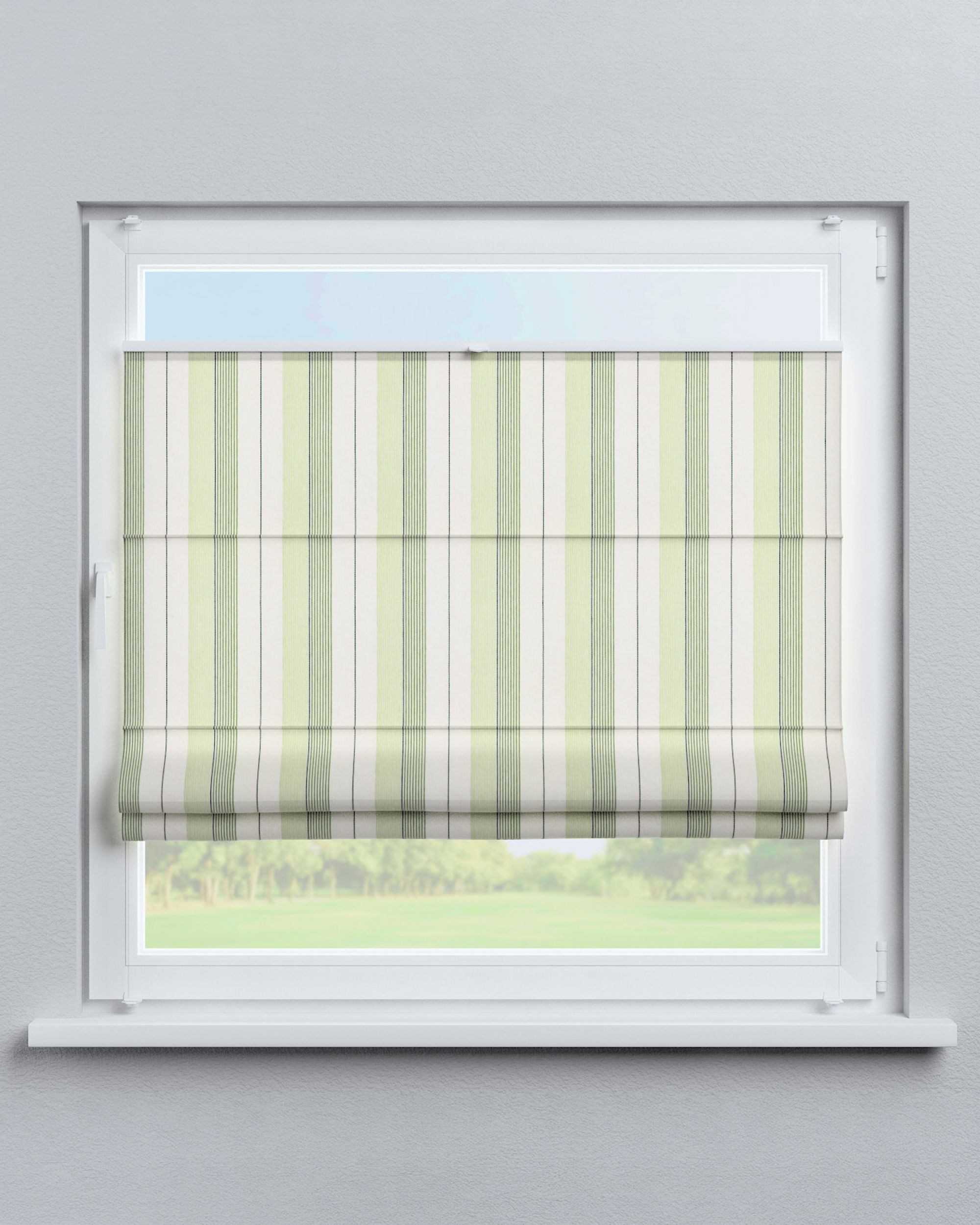 Stor roman Sicily culoare verde Țesătură împletitură, cu model (hover)
