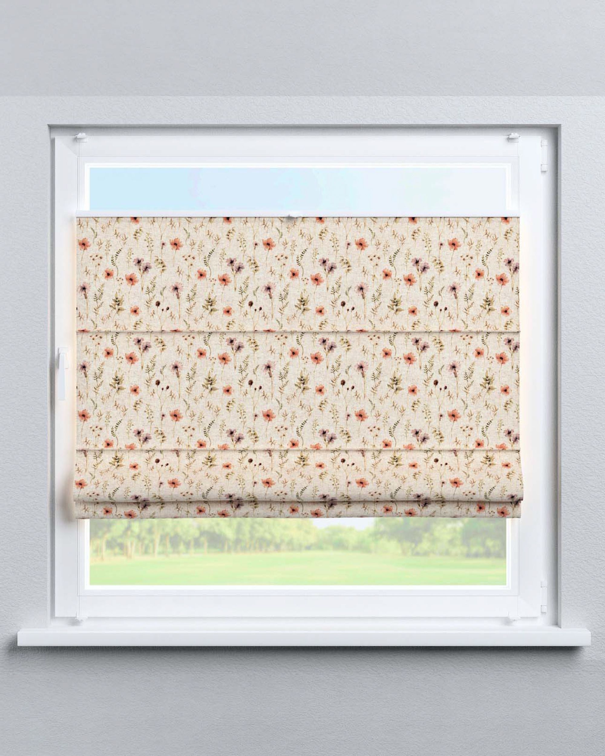Stor roman Sicily culoare multicolor Țesătură împletitură, cu model (hover)