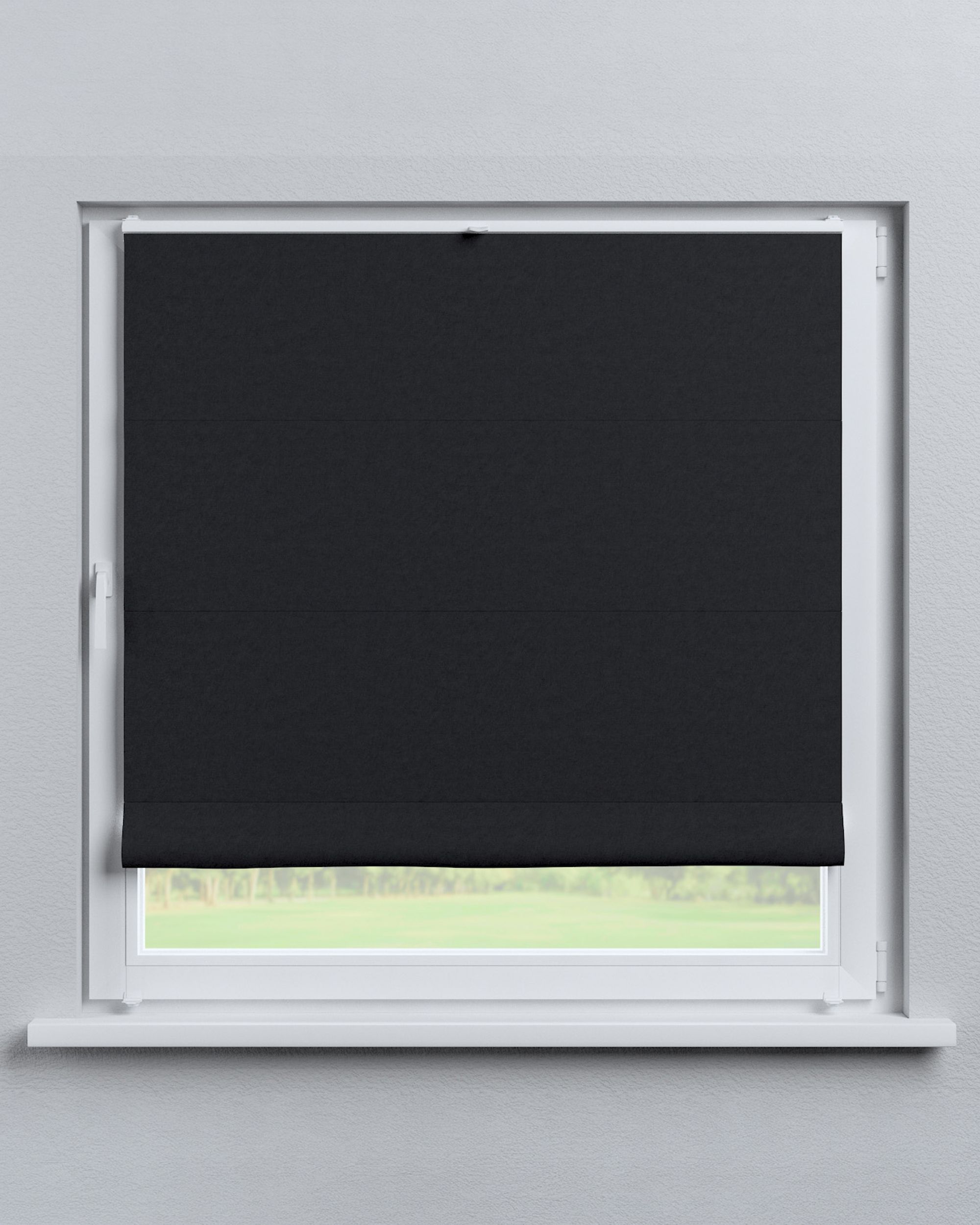Stor roman Sicily culoare negru Țesătură blackout (hover)