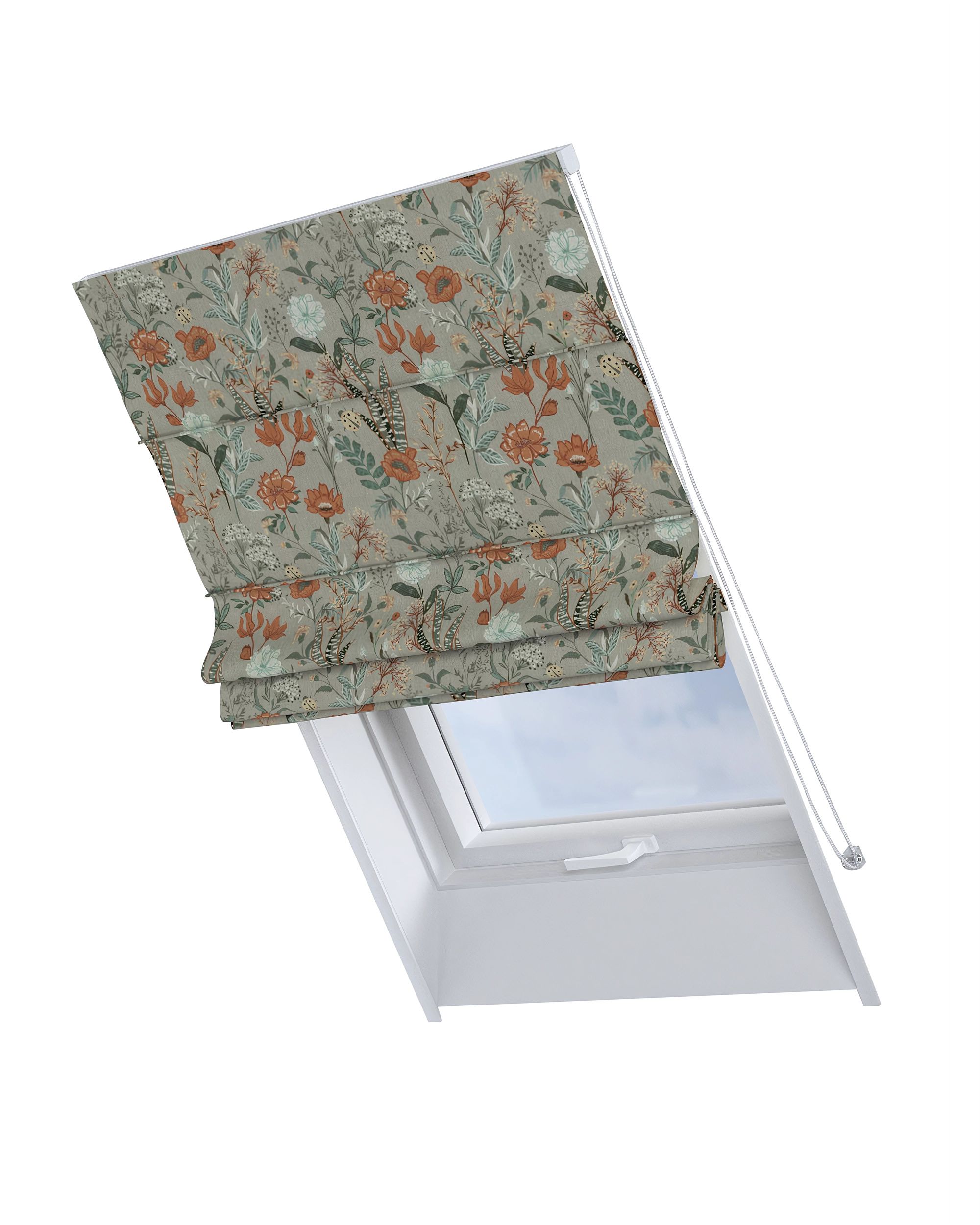 Stor roman pentru fereastra de acoperiș Rimini culoare multicolor Țesătură cu model