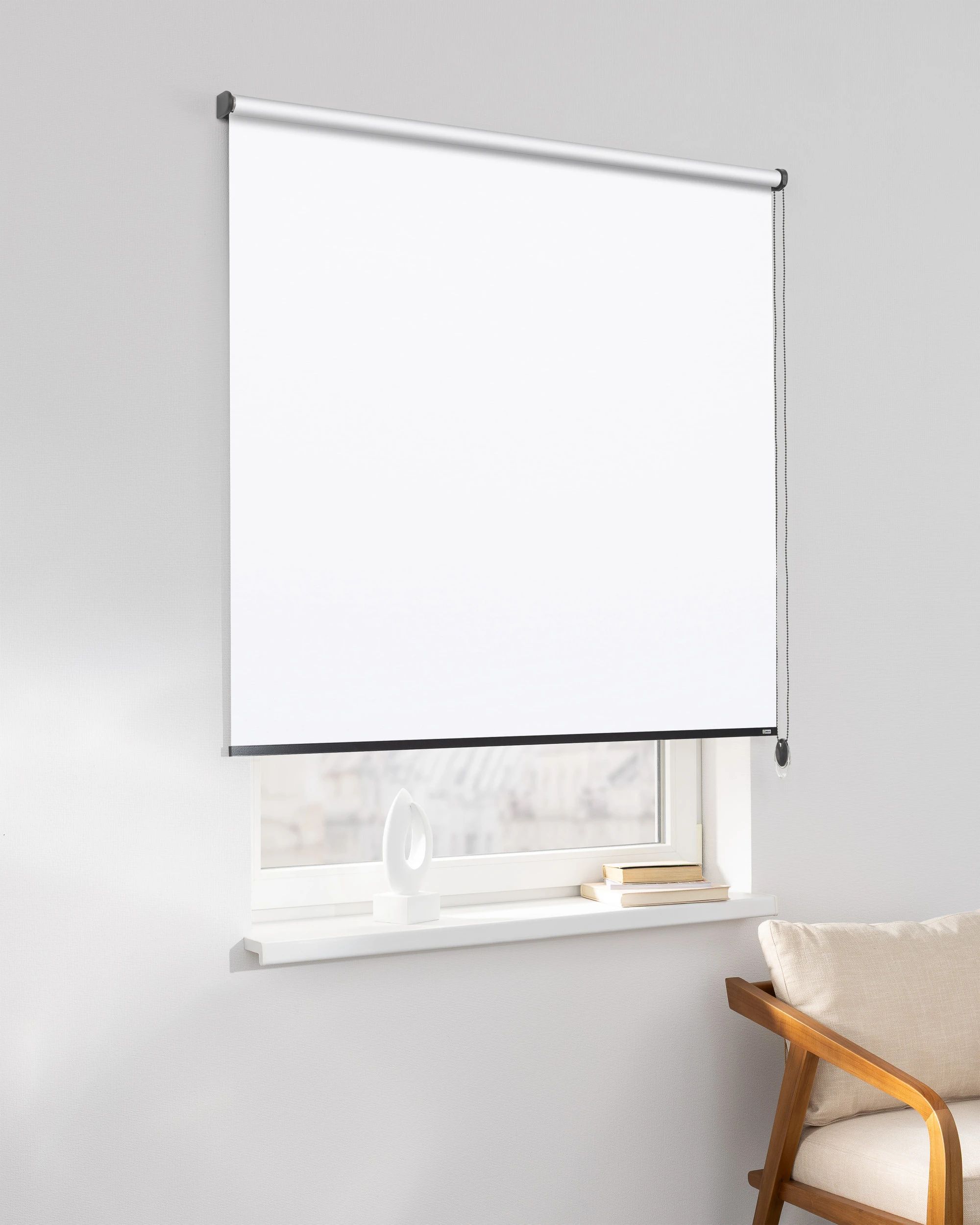 Rulou Classic culoare alb Țesătură blackout