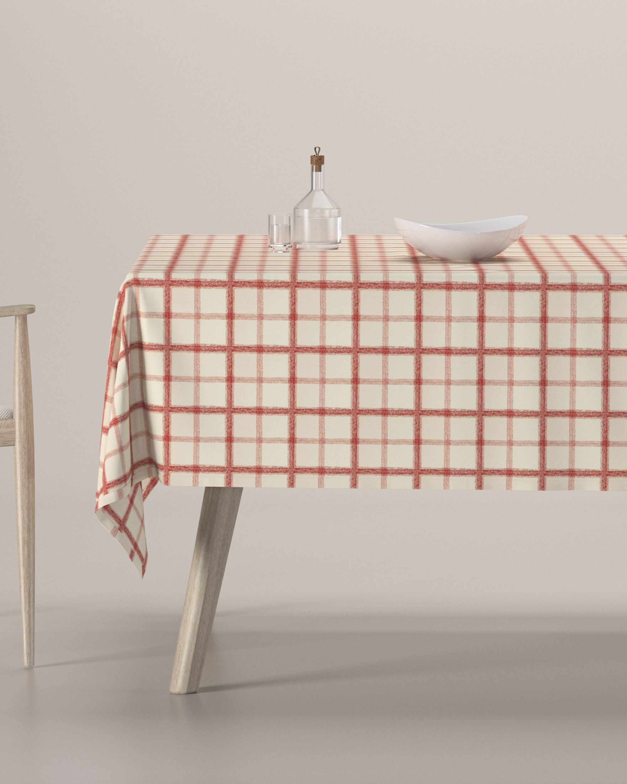 Fata de masa rectangulara culoare roșu Țesătură cu model