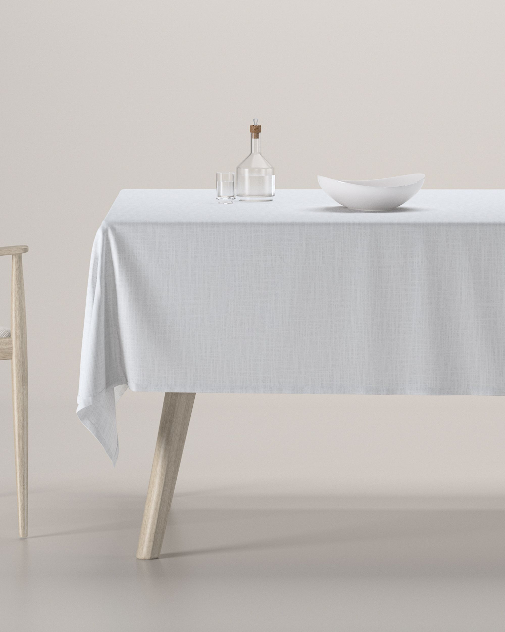 Fata de masa rectangulara culoare alb Țesătură împletitură