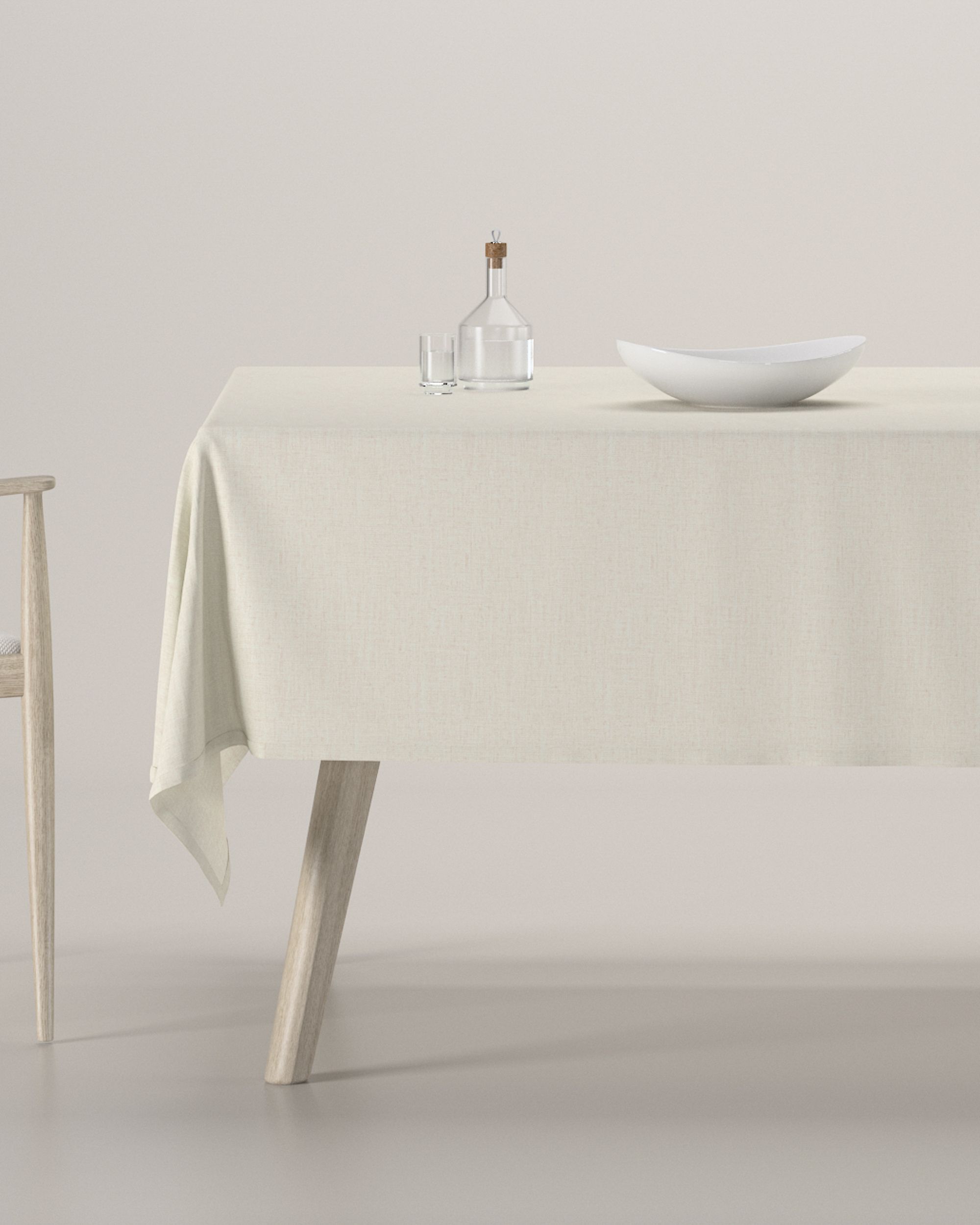 Fata de masa rectangulara culoare crem Țesătură împletitură