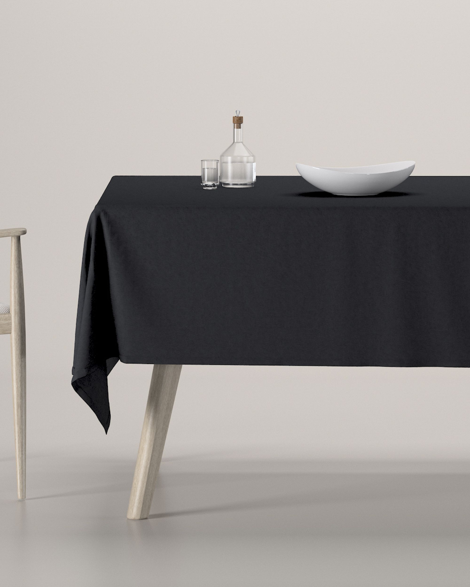 Fata de masa rectangulara culoare negru Țesătură blackout