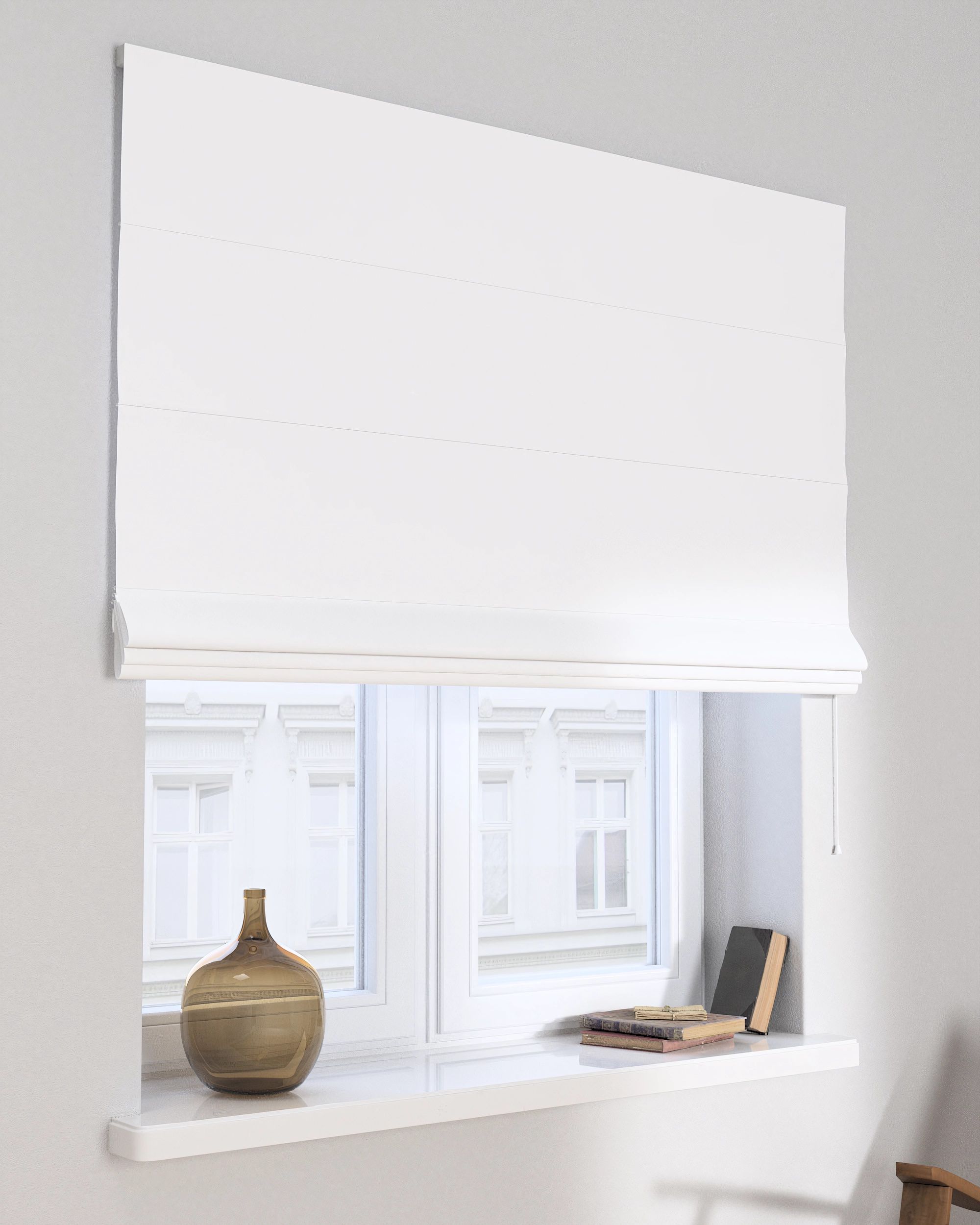 Stor roman Capri culoare alb Țesătură blackout
