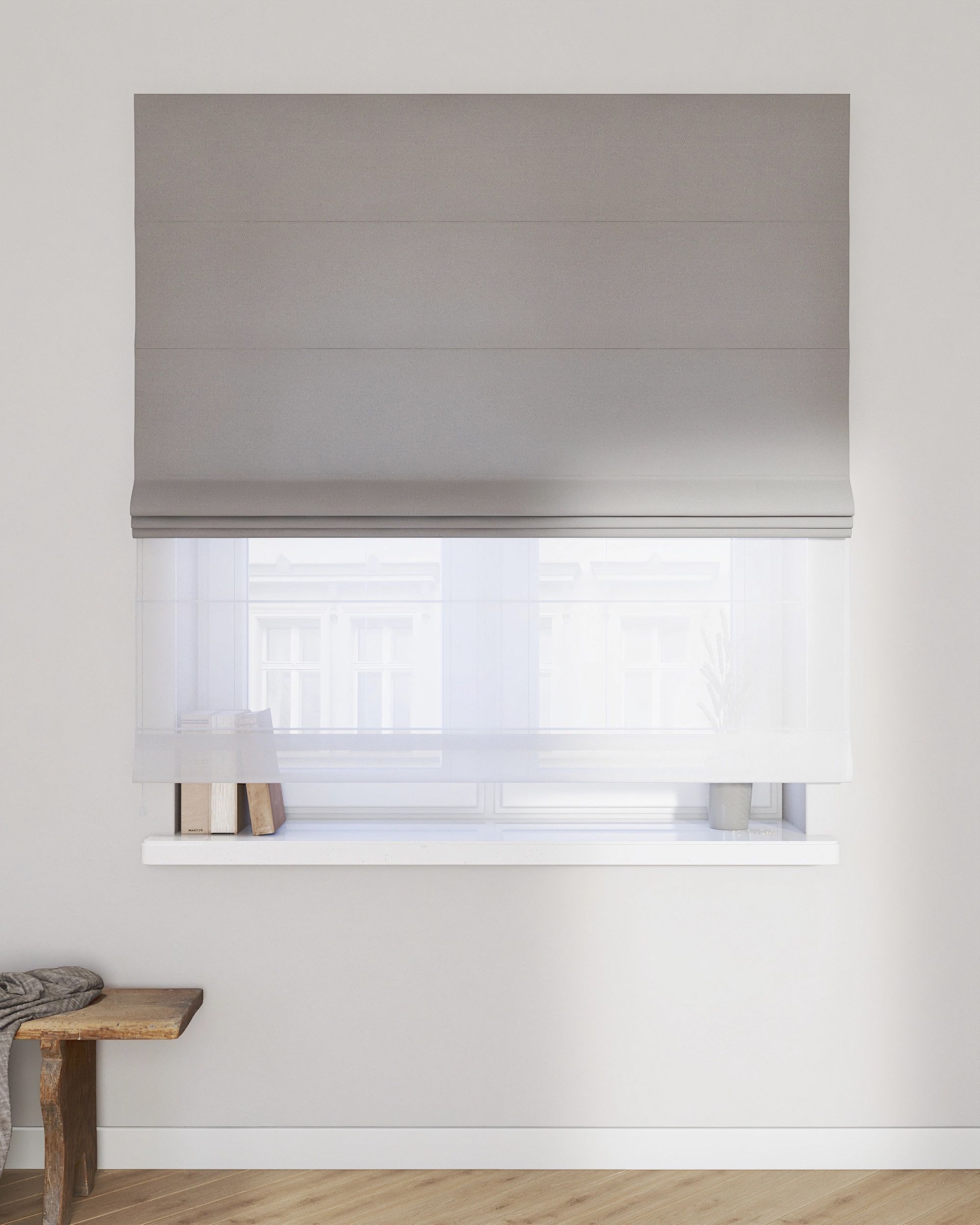 Stor roman Duo culoare gri (hover)