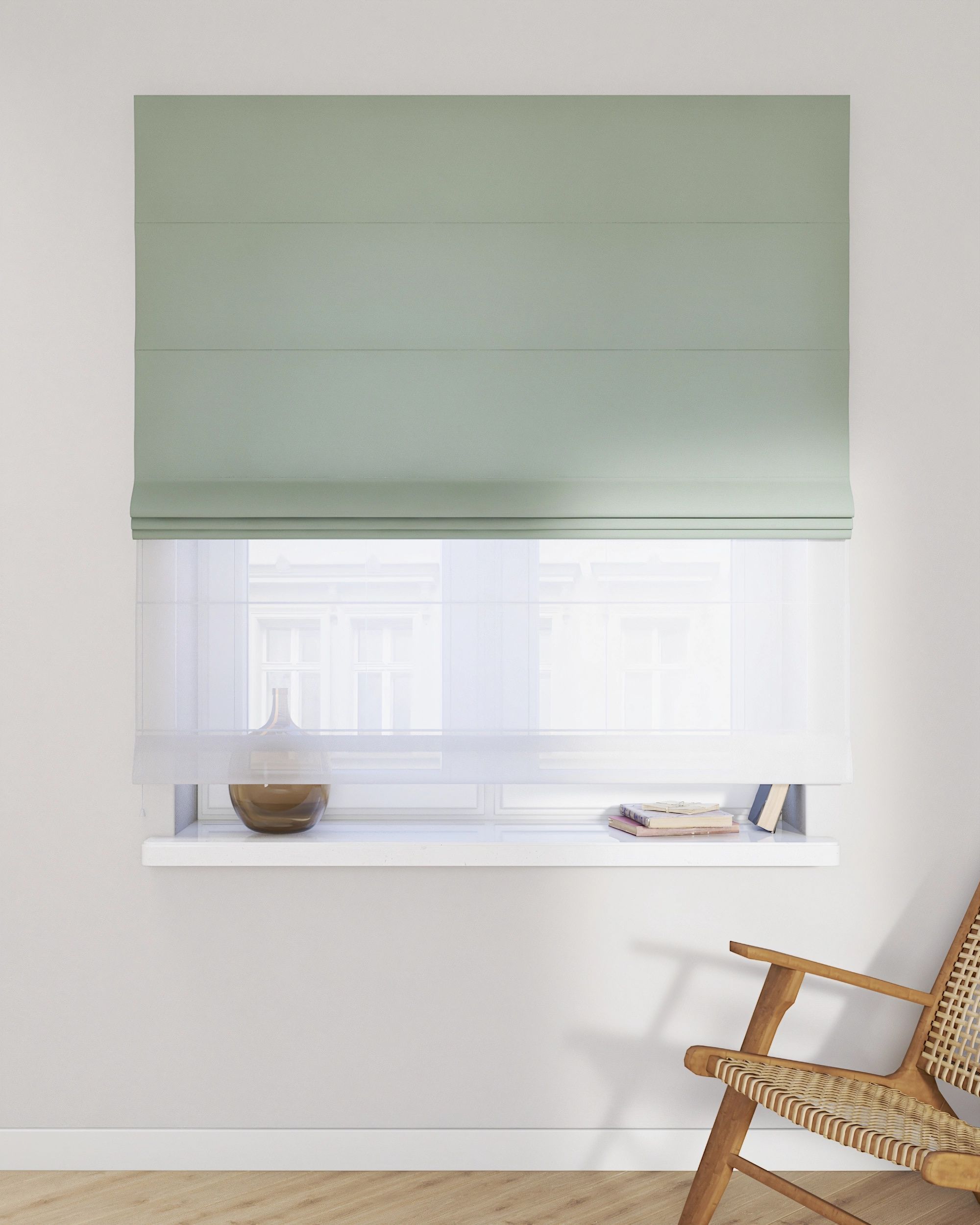 Stor roman Duo culoare verde (hover)