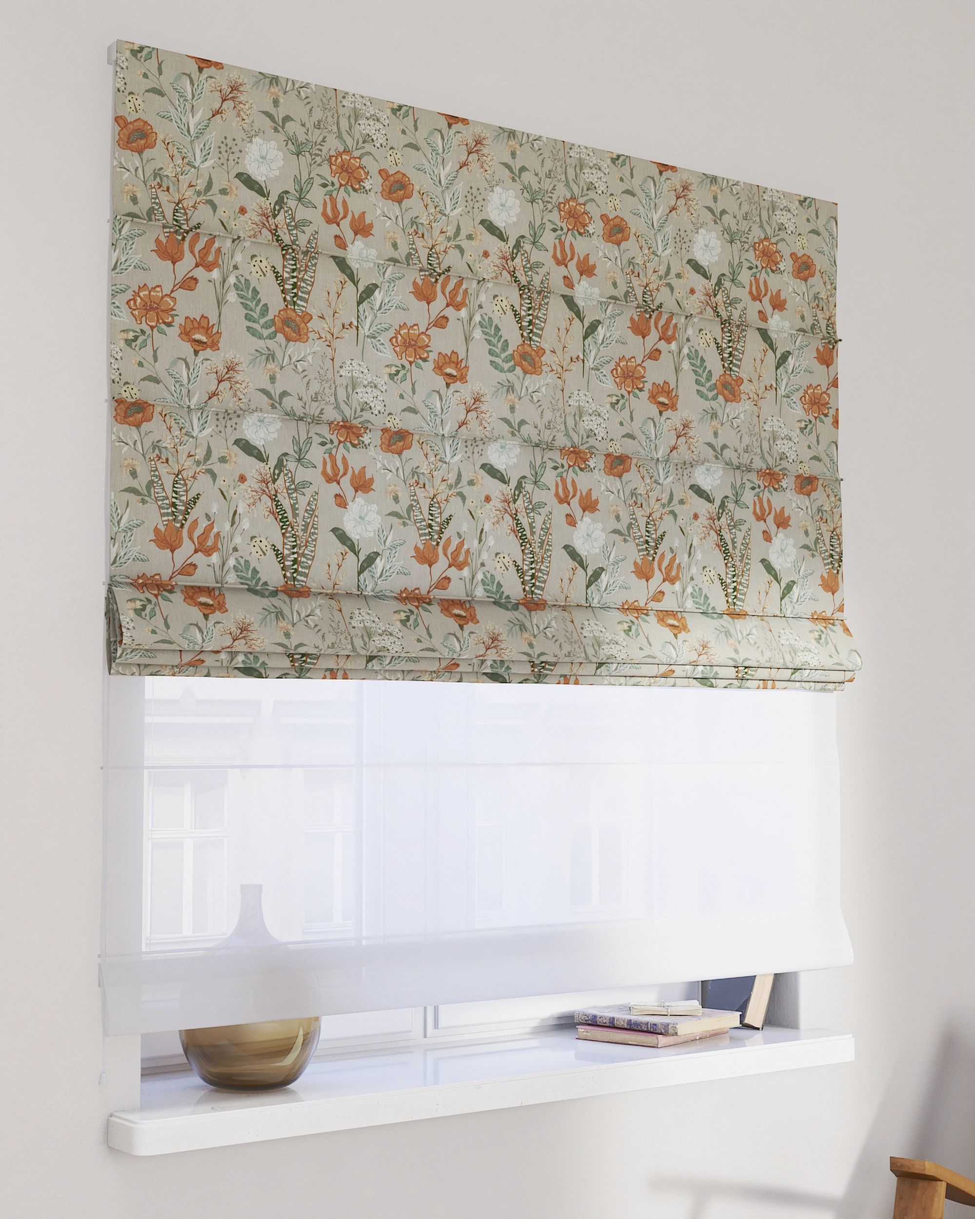 Stor roman Duo culoare multicolor Țesătură cu model