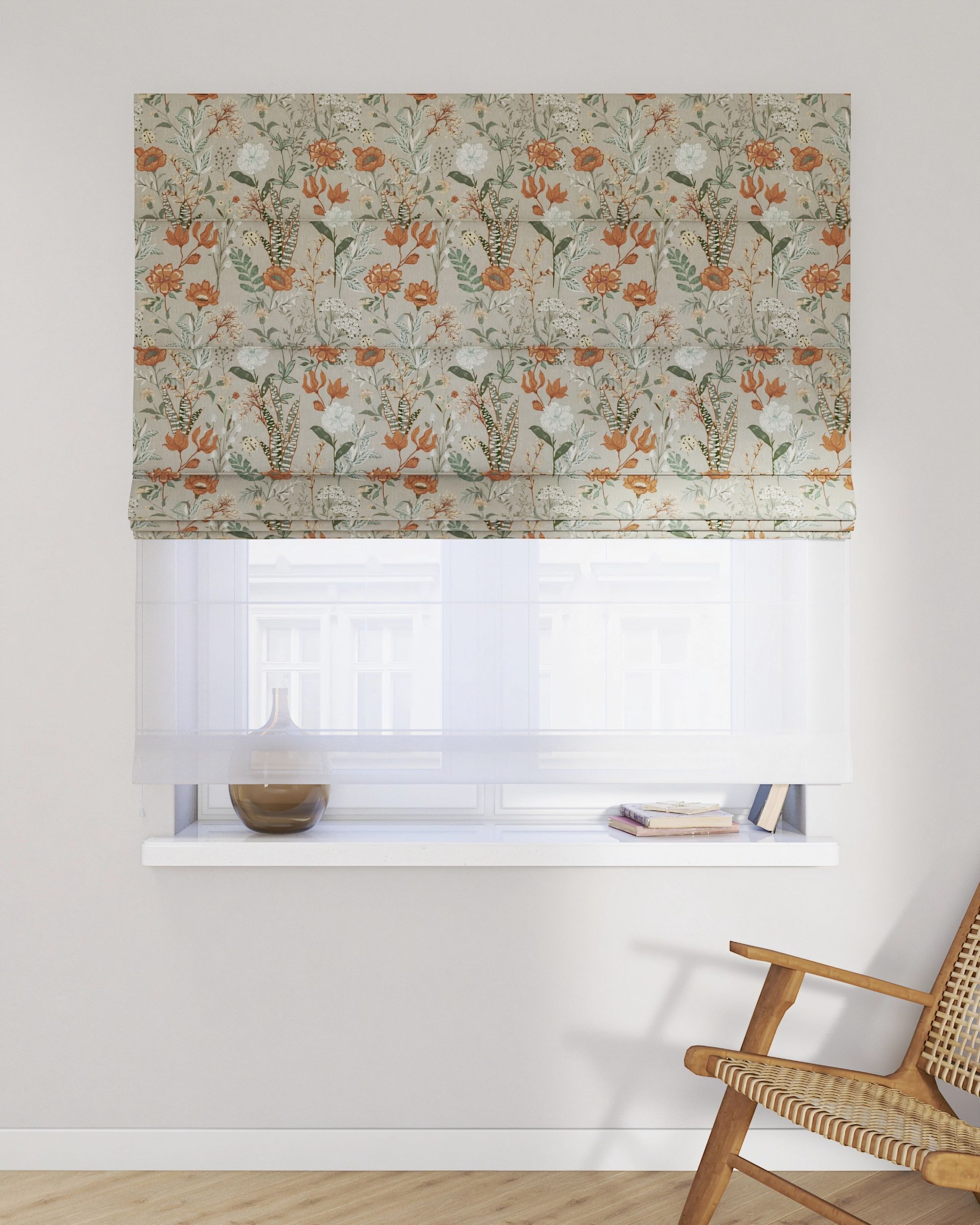Stor roman Duo culoare multicolor Țesătură cu model (hover)
