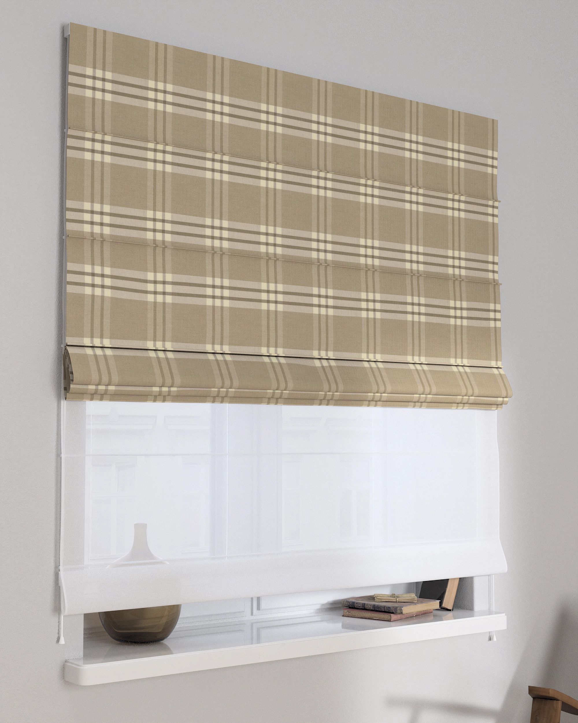 Stor roman Duo culoare bej