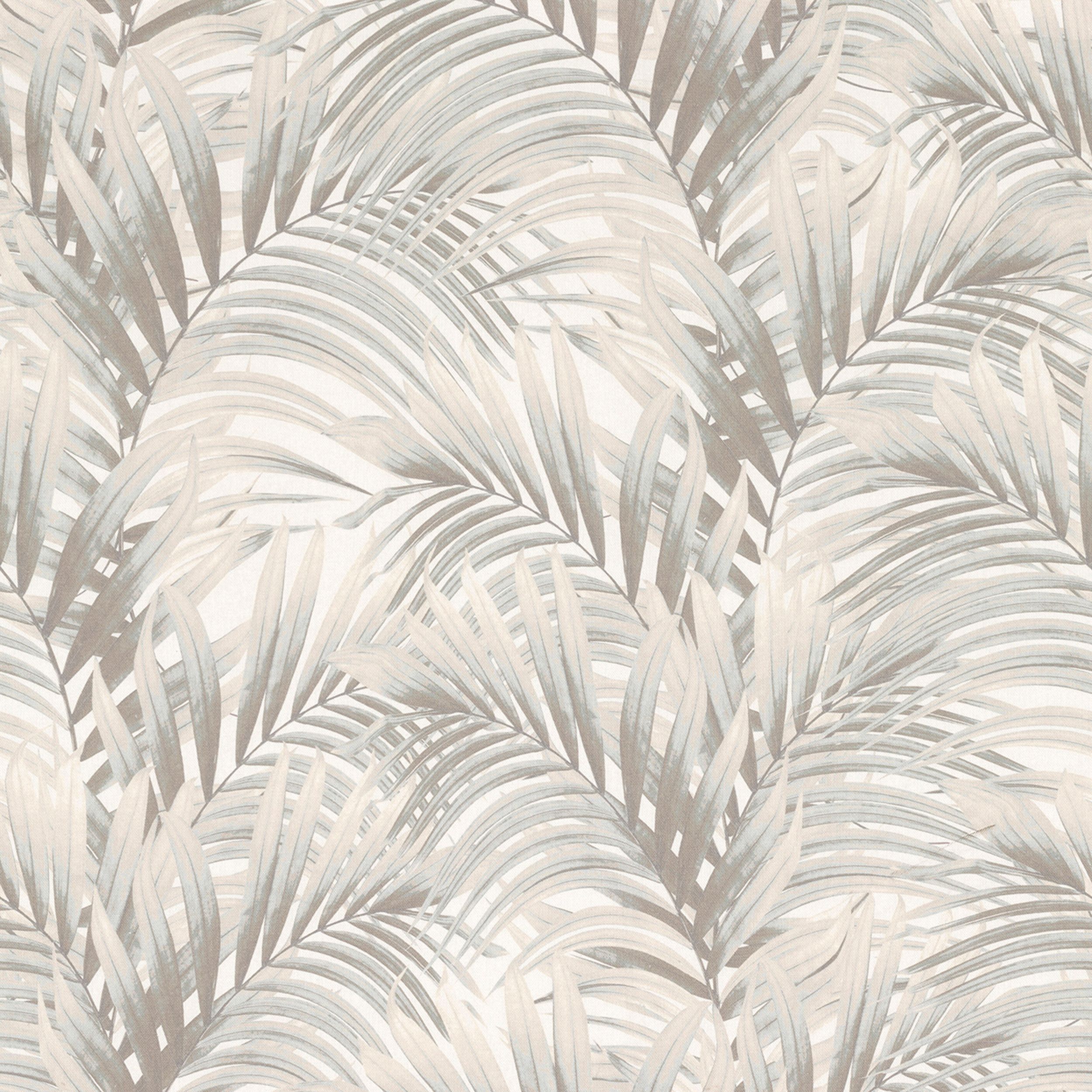 Gardenia 142-14 frunze de palmier bej-crem pe fundal alb