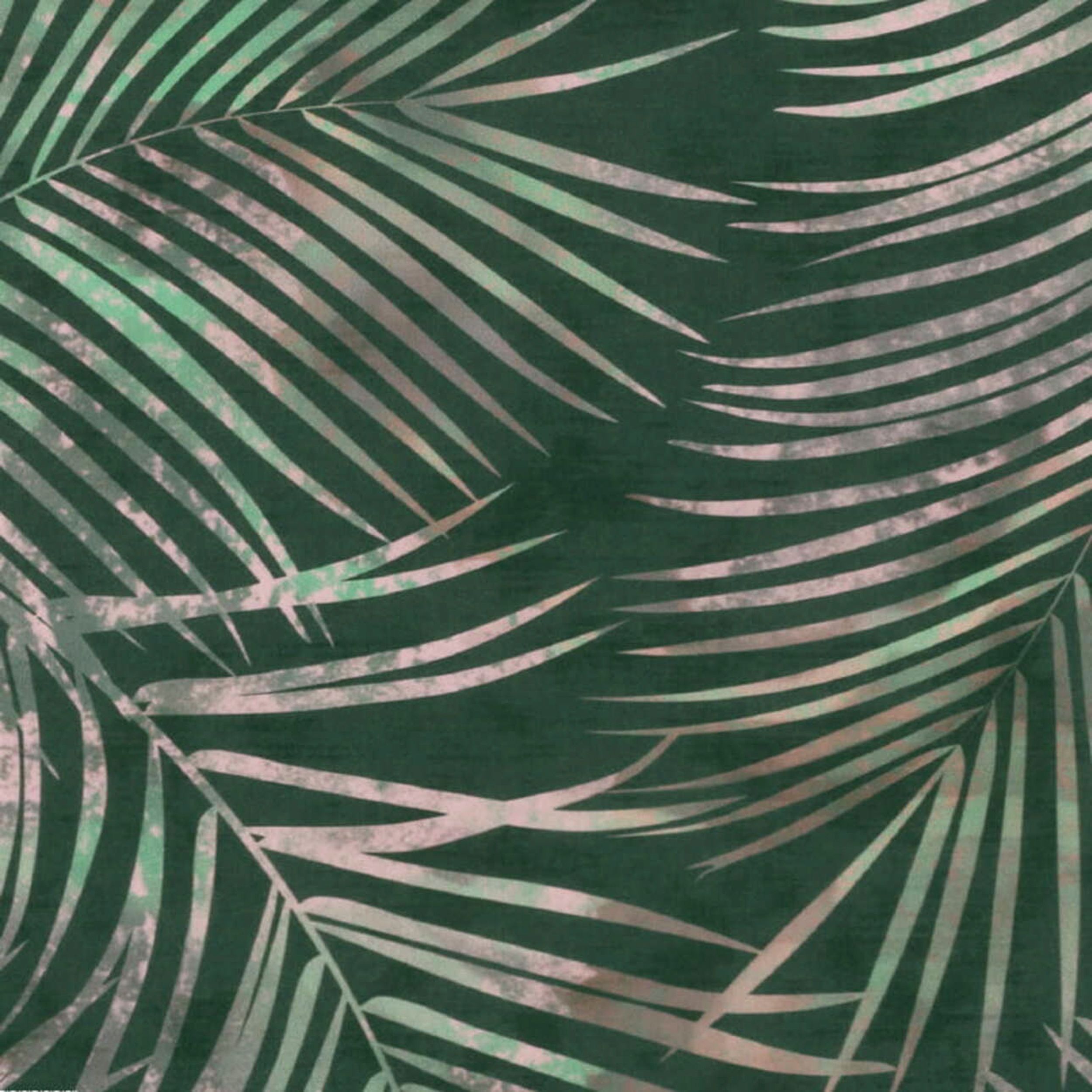 Velvet 704-21 frunze pe fundal verde